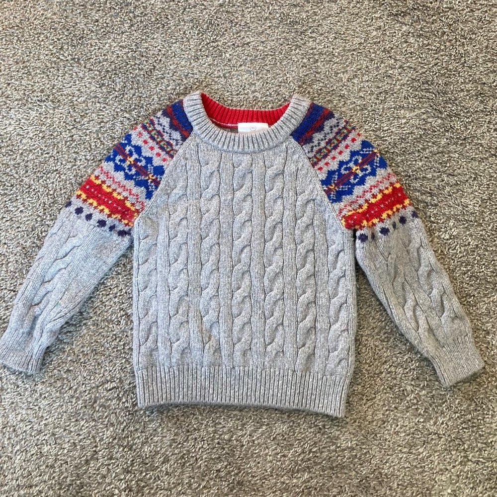 Hanna Andersson Boys Sweater Size 90 (3T)